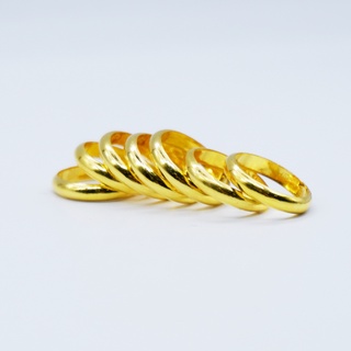 ภาพขนาดย่อของภาพหน้าปกสินค้าSHINING GOLD ทองคำแท้ 96.5% แหวนเกลี้ยงเงา แสดงถึงชีวิตที่ราบรื่น สดใสไปด้วยกัน น้ำหนัก ครึ่งสลึง (1.9 กรัม) จากร้าน shininggoldjewelry บน Shopee