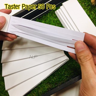 สินค้า Tester Paper กระดาษเทสกลิ่นน้ำหอม 1 เล่ม(50 ชิ้น) แบบไม่มีลาย/มีลาย