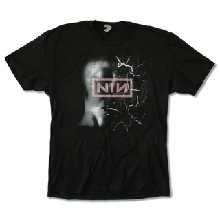 tshirtเสื้อยืดคอกลมฤดูร้อนเสื้อยืด ลาย Nine Inch Nails Shattered Tension 2013 สีดํา สไตล์วินเทจ สําหรับผู้ชายSto4XL