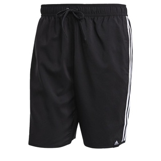 adidas SWIM กางเกงว่ายน้ำขาสั้น Classic-Length 3-Stripes ผู้ชาย สีดำ GQ1103