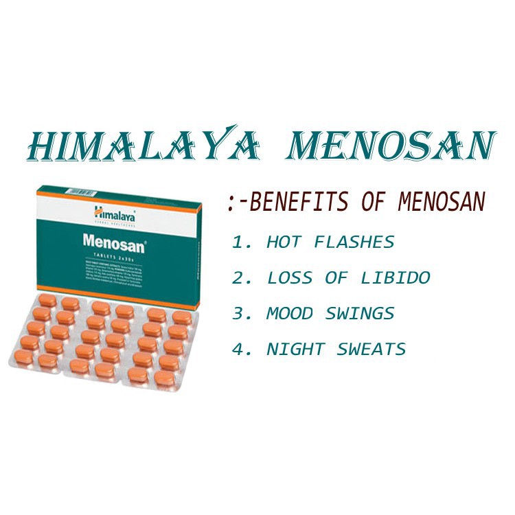 himalaya-menosan-60-เม็ด-สมุนไพรสำหรับผู้หญิง-50-วัยหมดประจำเดือน-วัยทอง-ลดอารมณ์แปรปรวน