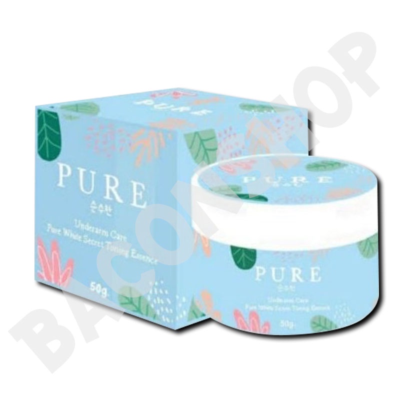 ภาพหน้าปกสินค้าPURE ครีมเพียว ครีมทารักแร้ขาว 50 g. ( 100% )