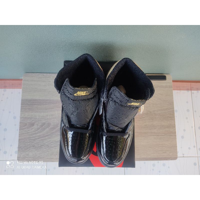 nike-air-jordan-1-high-black-metallic-gold-2020-มือ-1-ของแท้-100