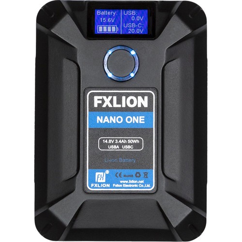 ภาพสินค้าFXLION NANO ONE 50Wh 14.8V V-Mount Lithium-Ion Battery ประกันศูนย์ไทย 1 ปี V Mount Battery FX LION ONE จากร้าน snapshotshop บน Shopee ภาพที่ 1