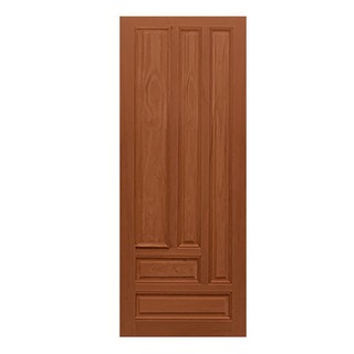Interior door IRON WOOD DOOR N999 MODERN-LIFE 80X200CM NATURAL Door frame Door window ประตูภายใน ประตูไม้แดง N999 Modern