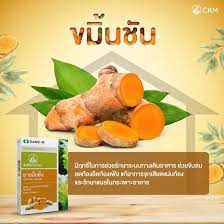 ยาขมิ้นชัน-ช่อเขียวมะกอก-60เม็ด-1-กล่อง-มี-6-แผง-แผงละ10เม็ด