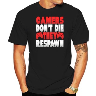 T-shirt  ขายดี เสื้อยืด พิมพ์ลายตัวอักษร Gamers ต่อต้านริ้วรอยS-5XL