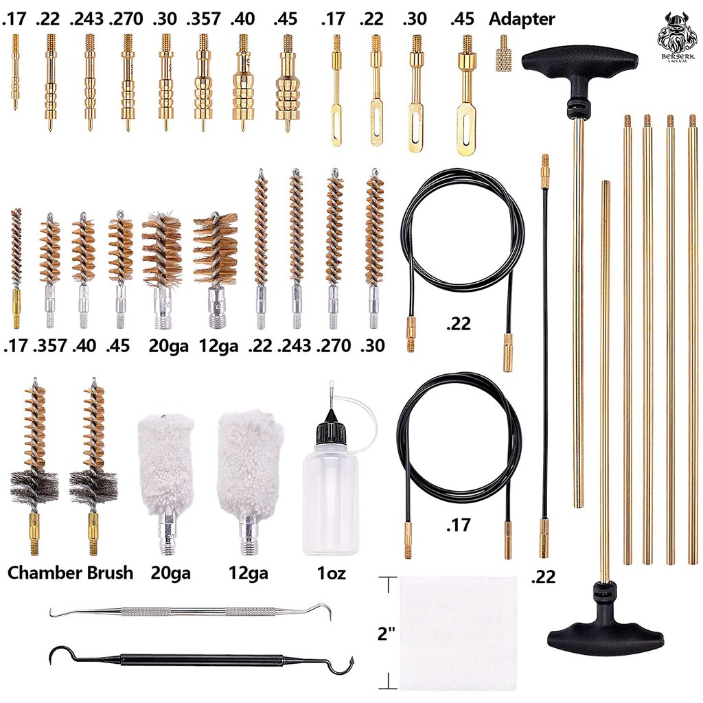 ชุดทำความสะอาดปืด-boosteady-gun-cleaning-kit-universal-gun-cleaning-kit-handgun-shotgun-rifle-cleaning-kit