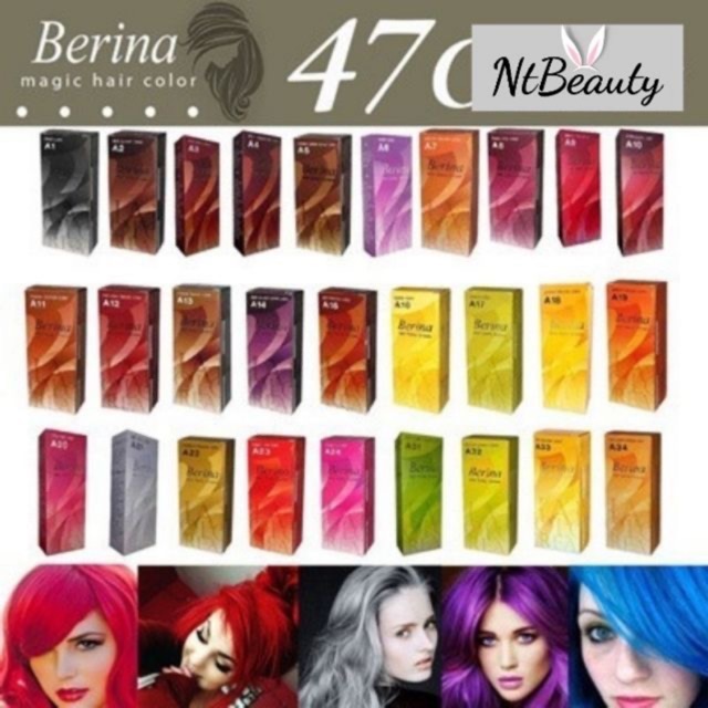 ภาพหน้าปกสินค้าเบอริน่า ครีมเปลี่ยนสีผม berina hair color cream