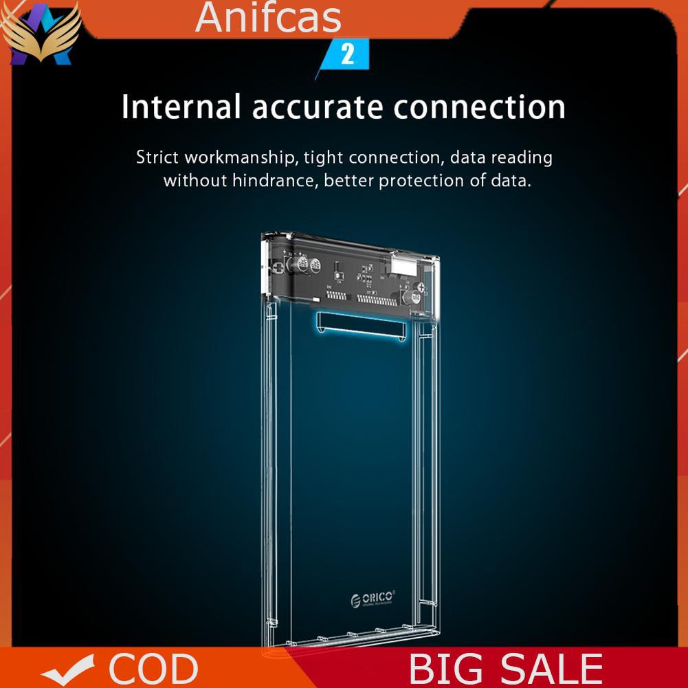 ภาพสินค้าORICO USB 3.0 5Gbps Enclosure 2.5 Inch External SATA Hard Drive HDD Tool Case จากร้าน anifcas.th บน Shopee ภาพที่ 8