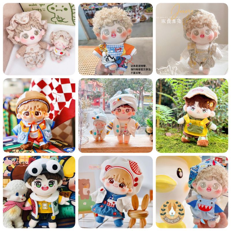 พร้อมส่ง-ชุดตุ๊กตา-15cm-20cm-ตัดเย็บอย่างดี