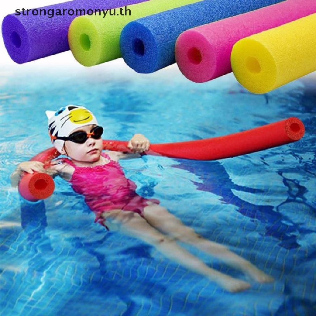 ภาพหน้าปกสินค้า【strongaromonyu】 Swimming Floating Foam Sticks Swim Pool Noodle Water Float Aid Noodles Floating 【TH】