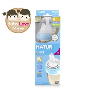 Natur Smart Biomimic PES Bottle ขวดนมปากกว้าง 8 oz. 240 ml Size L 6m+