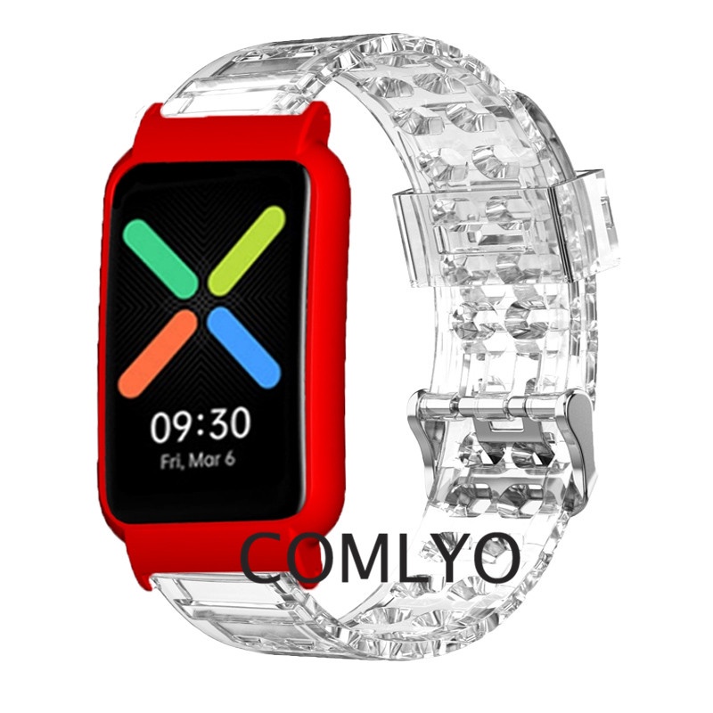 สําหรับ-oppo-watch-ฟรีสาย-tpu-ใส-นิ่ม-สมาร์ทวอทช์-สร้อยข้อมือ-pc-เคสกันกระแทก-เคสป้องกัน-ฝาครอบป้องกัน-ฟิล์มกันรอยหน้าจอ