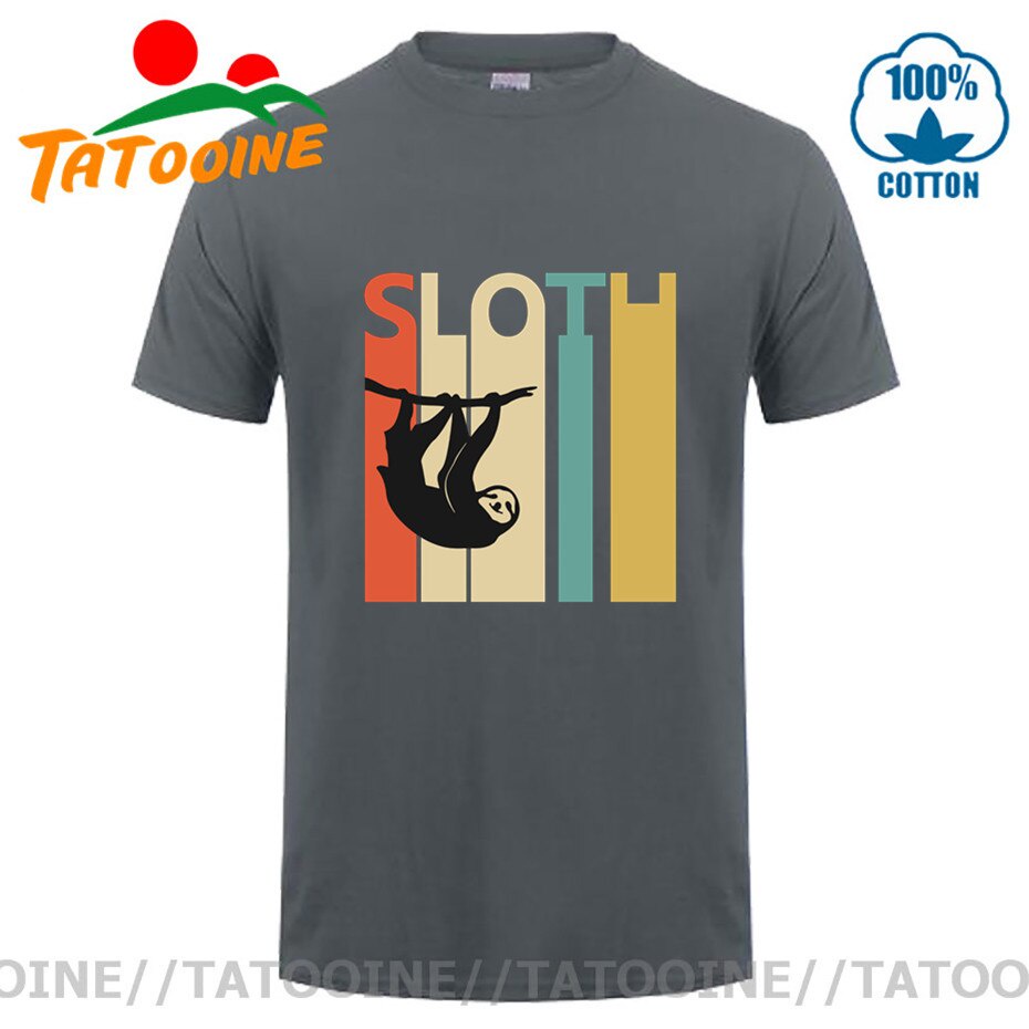 t-shirt-เสื้อยืด-พิมพ์ลายการ์ตูนสัตว์-sloth-สไตล์วินเทจ-สําหรับผู้หญิงs-5xl