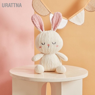 Urattna ตุ๊กตากระต่ายน่ารัก ผ้าถักนุ่มนิ่ม ยัดไส้ ตกแต่งกระต่ายน่ารัก สําหรับเด็กผู้ชาย เด็กผู้หญิง