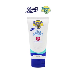 Banana Boat Ultra Protect Sunscreen Lotion SPF 50 PA+++ 90ML บานาน่าโบ๊ท อัลตร้าโปรเทคชั่น โลชั่น เอสพีเอฟ 50 พีเอ+++ 90 มล.