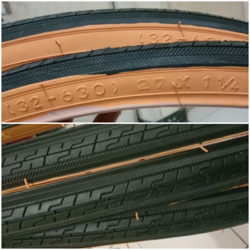 ยางนอกจักรยาน ขนาด 27 Racing (27 x 1 1/4) Old Racing Bike CTB Japan ...