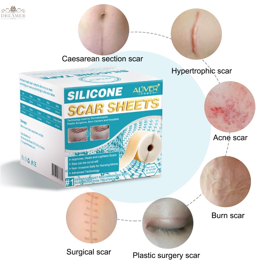 dreamer-aliver-silicone-gel-strips-patch-silicone-scar-sheets-reusable-silicone-scar-removal-patch-remove-trauma-burn
