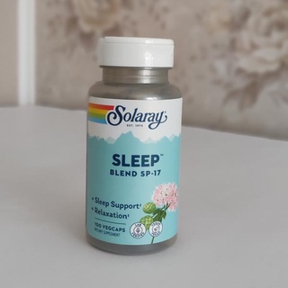 พร้อมส่ง! (ถูกที่สุด) Solaray , Sleep Blend SP-17 ผสม 8 พืชสมุนไพรเพื่อการนอนที่มีประสิทธิภาพ