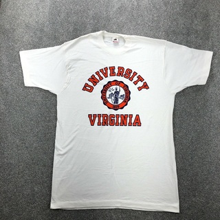 เสื้อยืดผ้าฝ้ายพิมพ์ลาย เสื้อยืด พิมพ์ลายโลโก้ Virginia Cavaliers UVA สไตล์วินเทจ ยูนิเวอร์ซิตี้ ไซซ์ XL