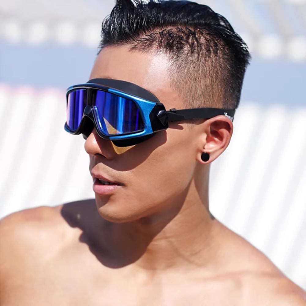 แว่นตาว่ายน้ำ-ผู้ใหญ่-goggles-แว่นตาว่ายน้ำสำหรับผู้ชายและผู้หญิง-แว่นตาดำน้ำ-การชุบ-สีต่างๆให้เลือก