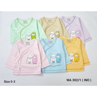 สินค้า little home baby เสื้อเด็กแรกเกิดแขนยาว แบบผูกหน้า0-3เดือน