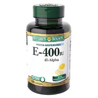 Natures Bounty E 400 IU d-Alpha ปกป้องความเสื่อมของผิว (100แคปซูล)