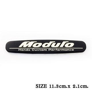 โลโก้ modo โมดู HONDA ขนาด 11.3 cm. x  2.1 cm. โลโก้ โลโก้ติดรถ โลโก้โลหะ