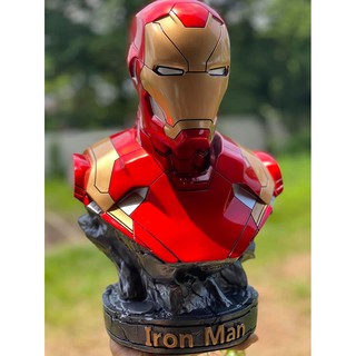 ภาพหน้าปกสินค้า[ส่งฟรี] โมเดล Avengers Iron man Bust โมเดล ไอรอนแมน mk46 งานละเอียด ใช้สีรถยนต์จากเยอรมัน ไม่ใช่เกรดท้องตลาด ที่เกี่ยวข้อง