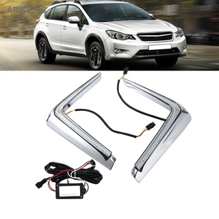 Aries306 ไฟเดย์ไลท์ Led Drl 2 สี กันน้ํา สําหรับ Subaru Xv 16-17 1 คู่