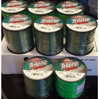 สายเอ็นเต็ม Berkley Trilene Big Game  สีเขียวขี้ม้า และสีเขียวตอง