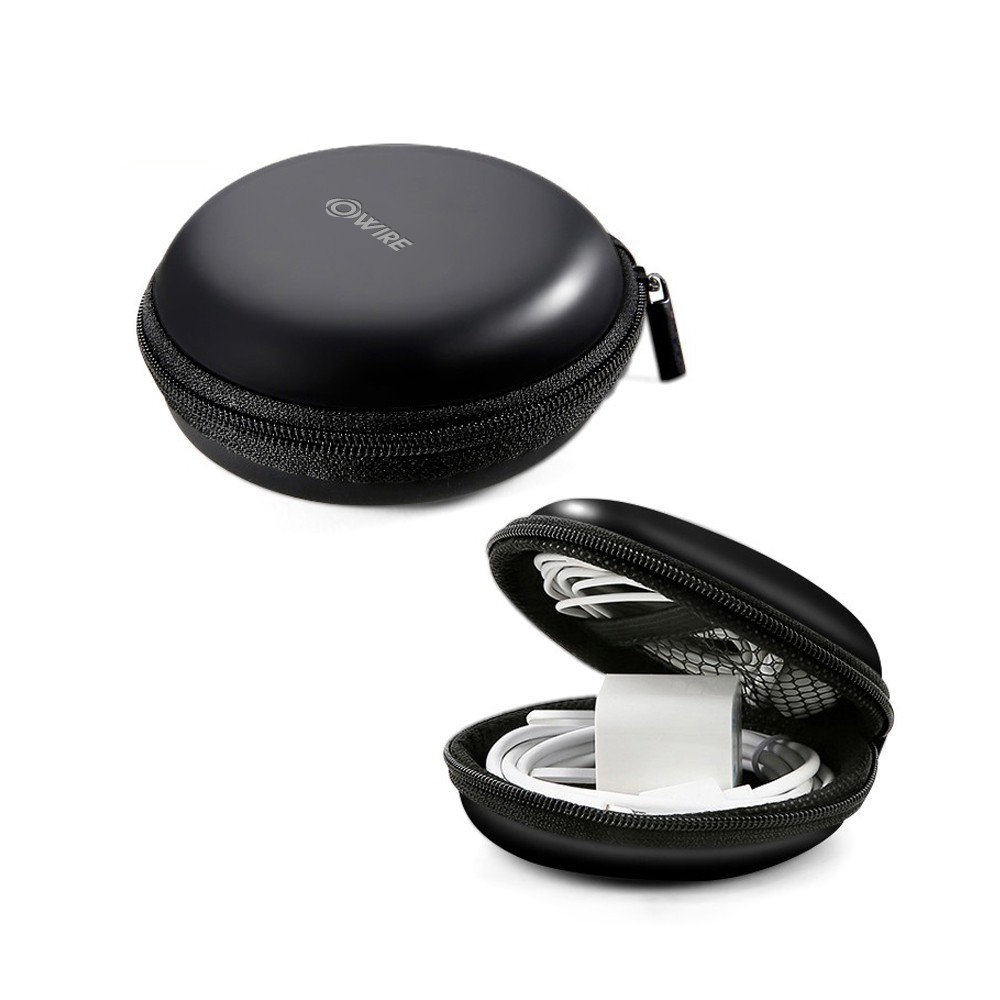 ภาพหน้าปกสินค้าOWIRE Headphone Bag กล่องเก็บหูฟัง อเนกประสงค์ ทำจากวัสดุ EVA แบบมีซิป เคสกระเป๋าขนาดเล็ก 10 x 10 x 4 ซม