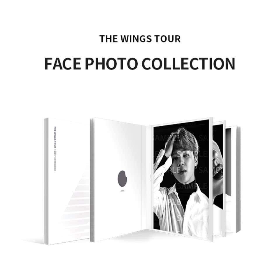 🔸พร้อมส่ง✓ โฟโต้บุ๊ค แท้💯 BTS - Face Photo Wings : เล่ม ขาว-ดำ
