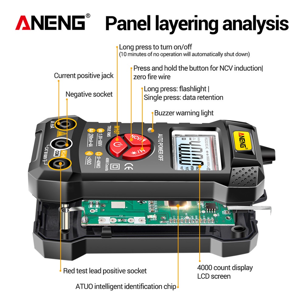 aneng-m167-เครื่องทดสอบมัลติมิเตอร์ดิจิทัล-ac-dc-ทรานซิสเตอร์ทรู-rms-ncv