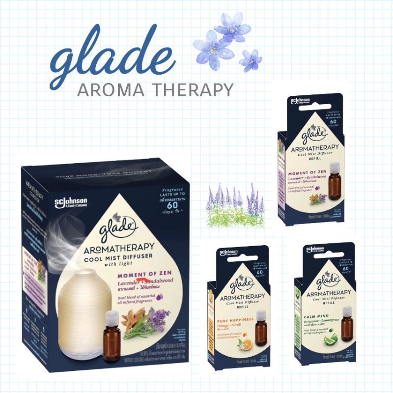 [A026] Glade Aroma therapy เกลด อะโรมา เทอราพี เครื่องกระจายความหอม คูล