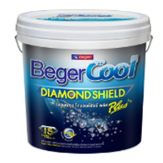 Beger คูลไดม่อนชิลด์ พลัส  สีขาว (เนียน) เบสA (ขนาด 9L)  เกรดสูง สีทาภายนอก+สีทาภายใน สีทาบ้าน  สีน้ำ