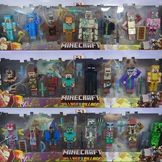 โมเดล Minecraft ขนาด 7 - 13 Cm หลาย Series บางตัวมีไฟที่ตัว สินค้ามาใหม่ ราคาถูก มายคราฟ พร้อมส่งทุกกล่อง