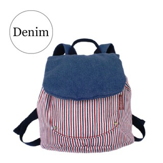 กระเป๋าเป้เด็กLOVABLE BACKPACK for BABY (Denim Tricolor)