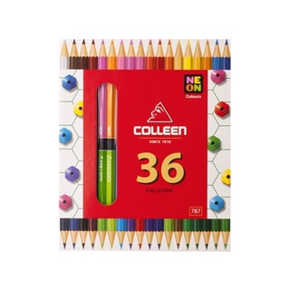 COLLEEN  สีไม้คอลลีน 2 หัว 36 สี 14.5 x 18.0 x 1.0 cm.