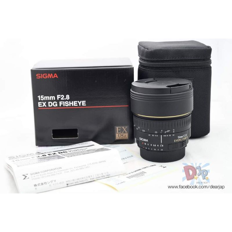Sigma 15mm f2.8 EX DG Diagonal Fisheye Lens Shopee Thailand