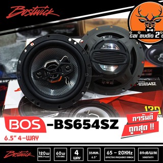 BOSTWICK BS-654SZ เครื่องเสียงรถยนต์ ลำโพงแกนร่วม 6.5นิ้ว 1คู่ ลำโพงติดรถยนต์ เครื่องเสียงรถยนต์bostwick