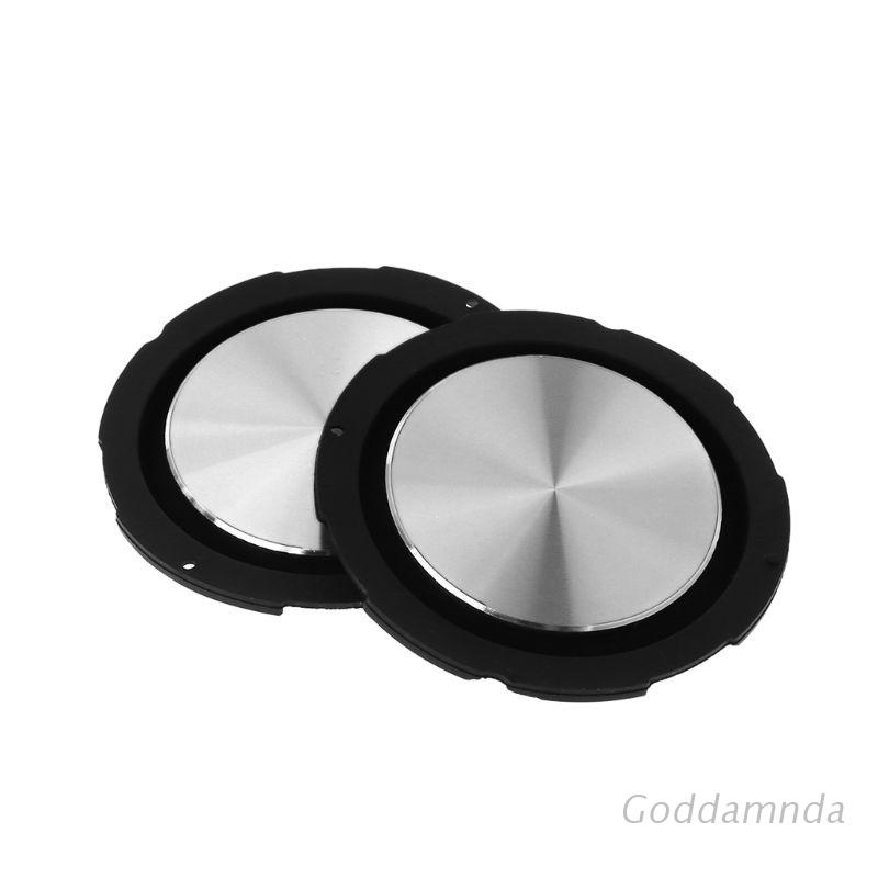 ภาพหน้าปกสินค้าGODD 2PCS Passive Bass Radiator Speaker Diaphragm 55mm Auxiliary Strengthen Vibration Membrane Woofer DIY Accessories
