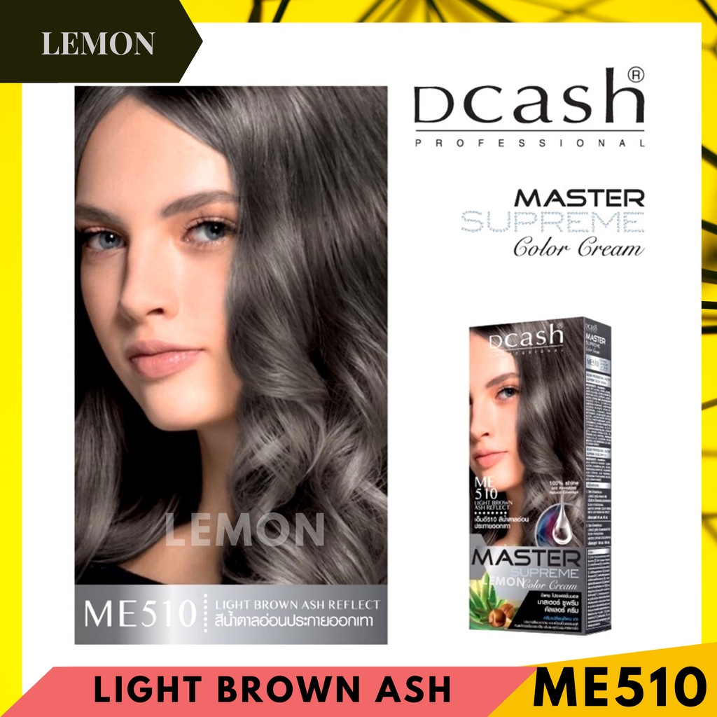 Dcash Master Supreme Hair Color Cream 60/190ml ดีแคช โปรเฟสชั่นนอล ...