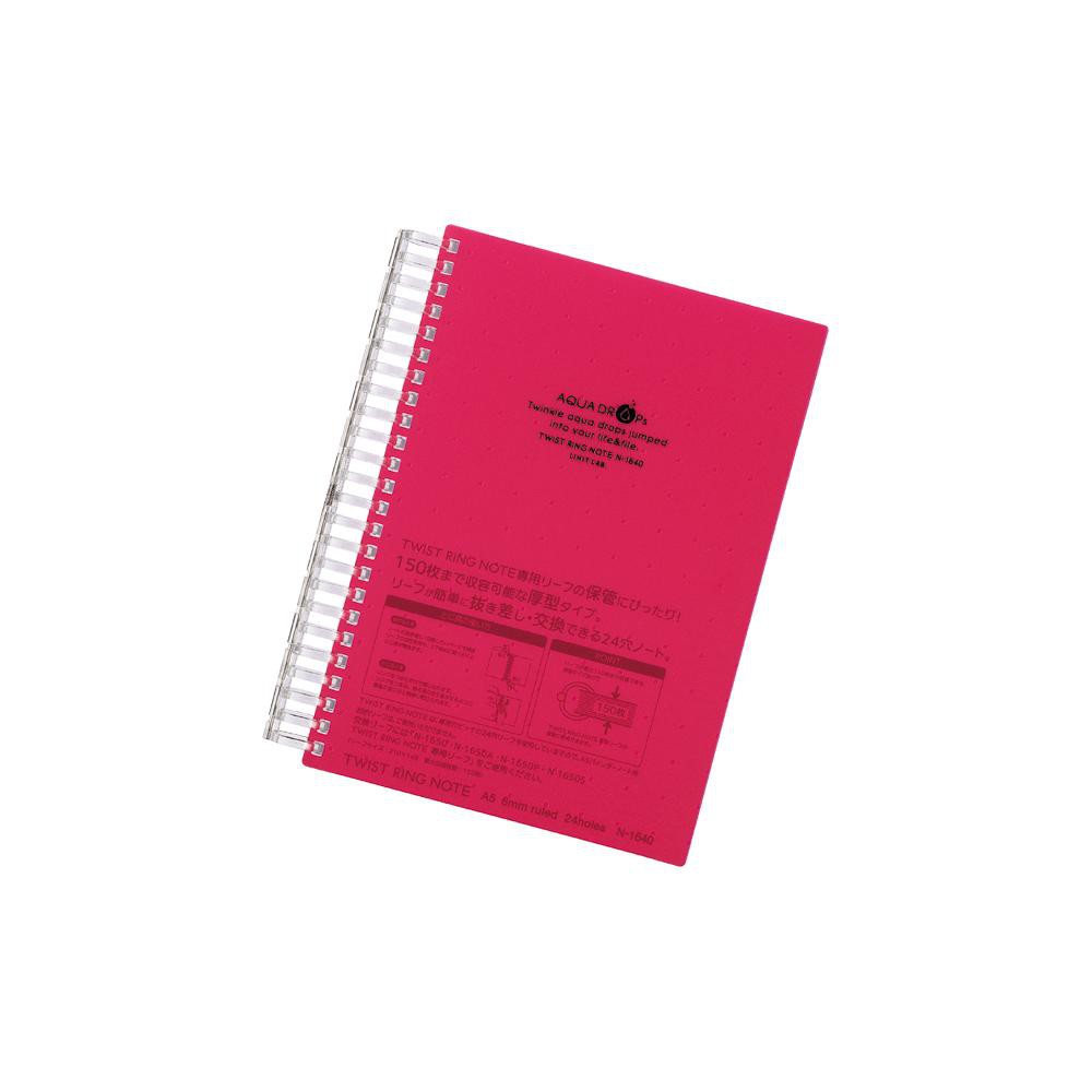 สมุดโน๊ตเปลี่ยนไส้ได้ A5 ไซส์ L (LIHIT Twist Ring Note A5 100 Sheets