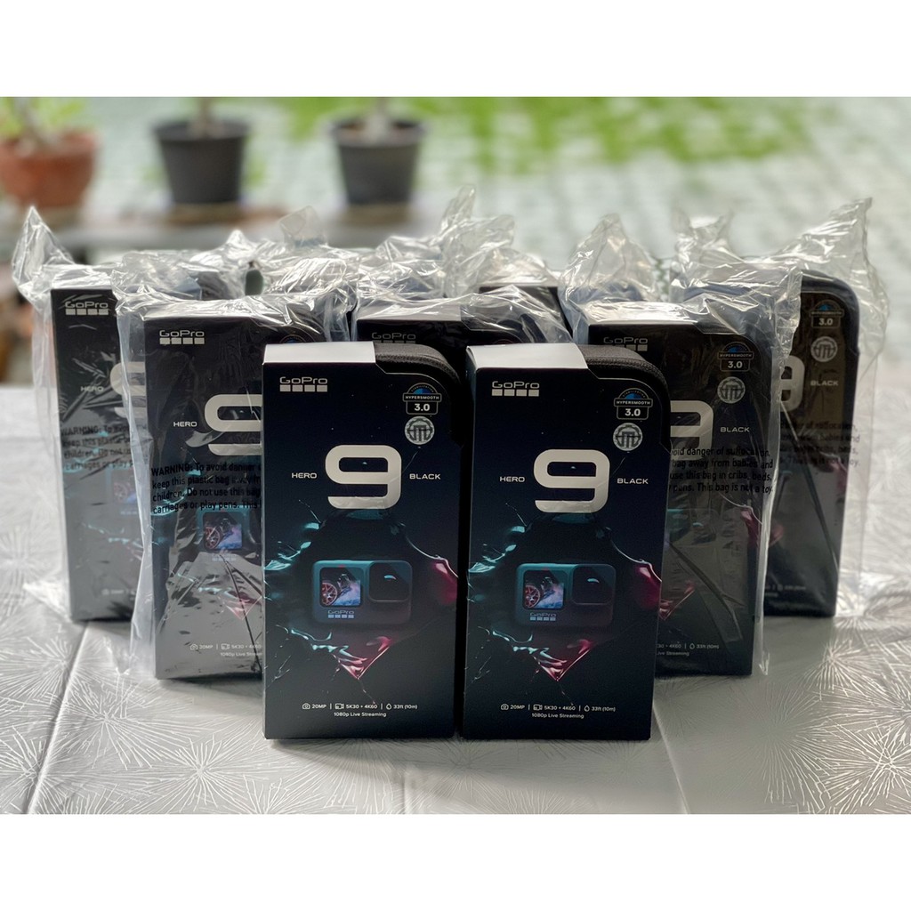 ภาพสินค้าGoPro 9 Black สินค้าใหม่ ประกันศูนย์ gopro9 กล่องซีล จากร้าน opcamera บน Shopee ภาพที่ 1