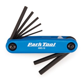 Parktool ชุดประแจหกเหลี่ยมแบบพับเก็บได้ เครื่องมือซ่อมจักรยาน