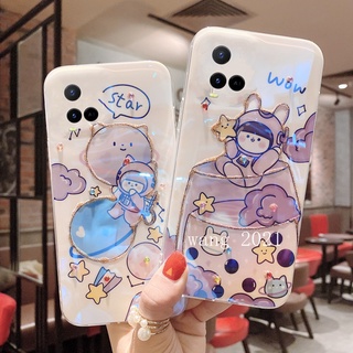 Ready Stock New Casing Vivo Y21 Y33s Y21s V21 5G Y31 Y20 Y12A Y20s เคส Phone Case Glitter Rhinestone Balloon Girl Cartoon TPU Shockproof Protective Soft Case เคสโทรศัพท