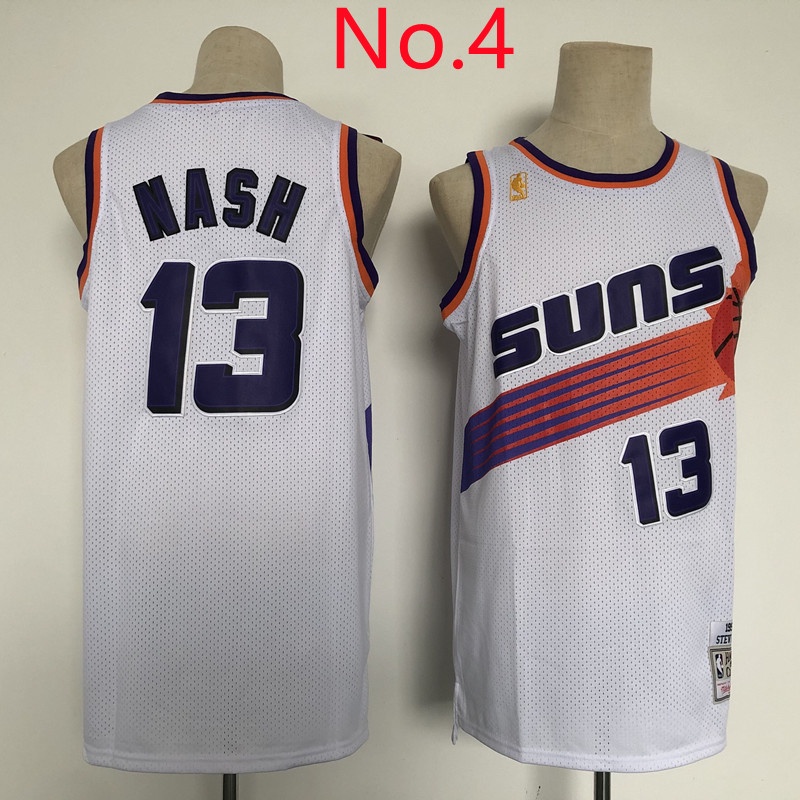 เสื้อกีฬาบาสเก็ตบอล-ลายทีม-nba-phoenix-suns-jerseys-nash-barkley-paul-ayton-star-jerseys-9-สไตล์-สําหรับผู้ชาย