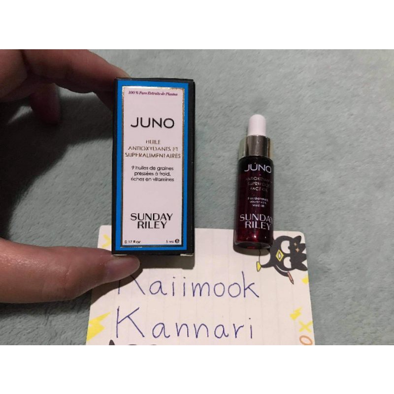 SUNDAY RILEY Juno Antioxidant + Superfood Face Oil 5 ml. Shopee Thailand